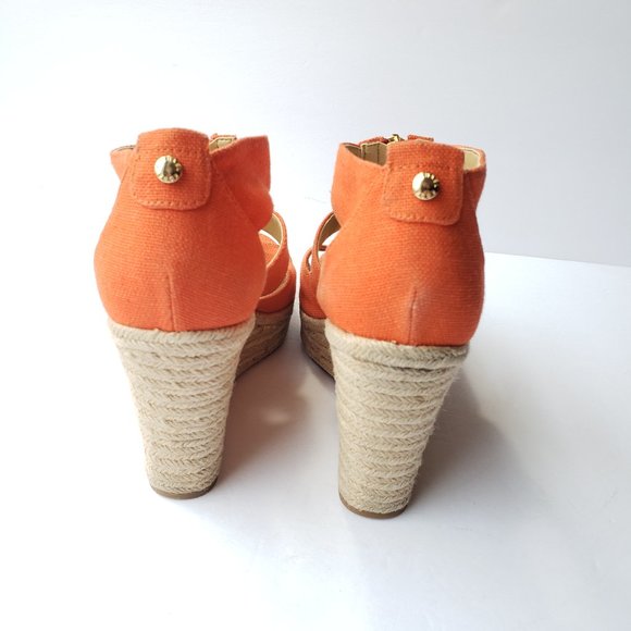 Michael Kors Damita Espadrille Wedge Open Toe - Picture 3 of 9